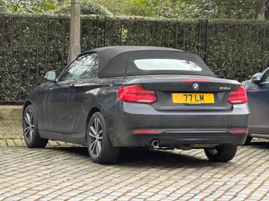 UK Number Plate 77 LM