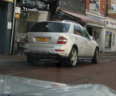 UK Number Plate 77 N