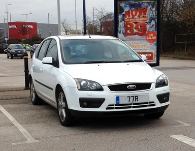 UK Number Plate 77 R