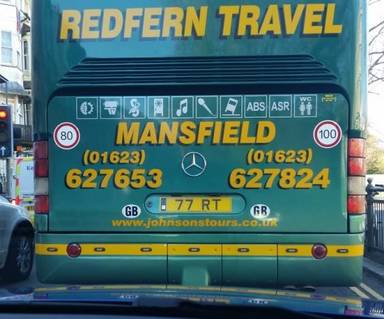 UK Number Plate 77 RT