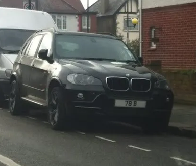 UK Number Plate 78 B