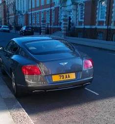 UK Number Plate 79 AA