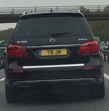 UK Number Plate 79 JM