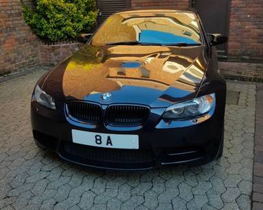UK Number Plate 8 A