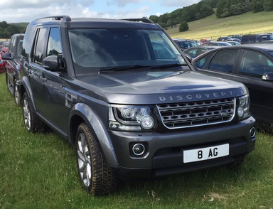 UK Number Plate 8 AG