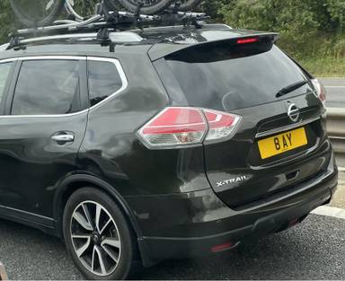UK Number Plate 8 AY