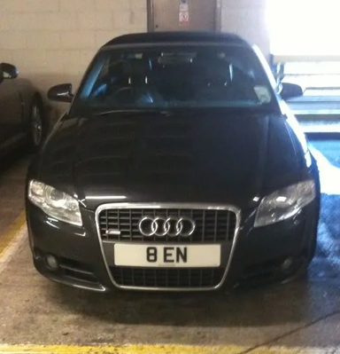 UK Number Plate 8 EN