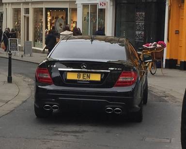 UK Number Plate 8 EN