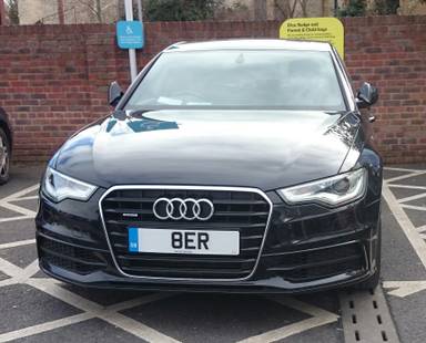 UK Number Plate 8 ER