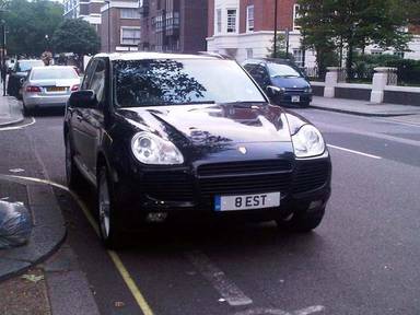 UK Number Plate 8 EST
