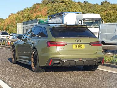 UK Number Plate 8 HC