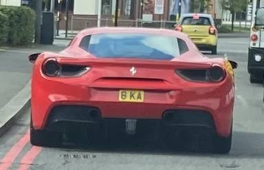 UK Number Plate 8 KA