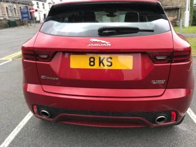 UK Number Plate 8 KS