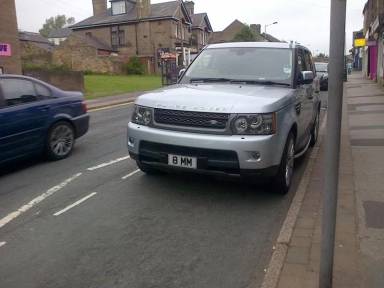 UK Number Plate 8 MM