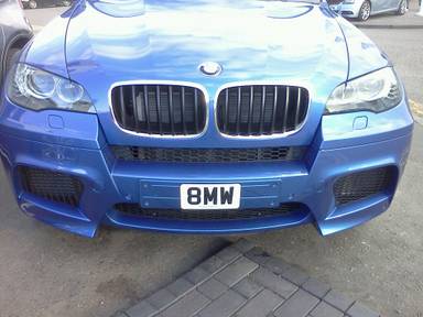 UK Number Plate 8 MW