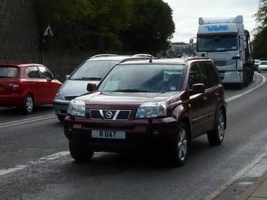 UK Number Plate 8 OAT