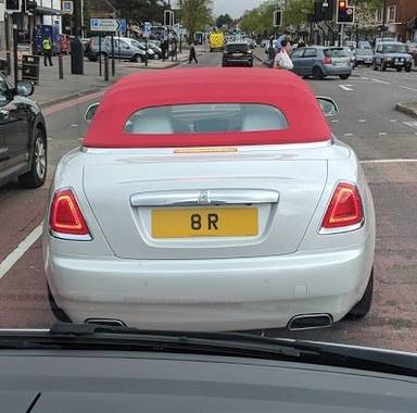 UK Number Plate 8 R