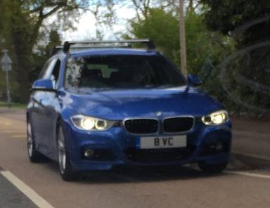 UK Number Plate 8 VC