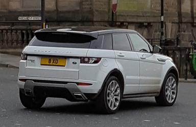 UK Number Plate 8 XO