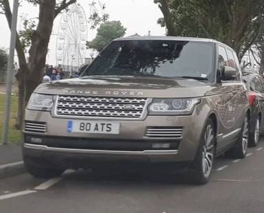 UK Number Plate 80 ATS
