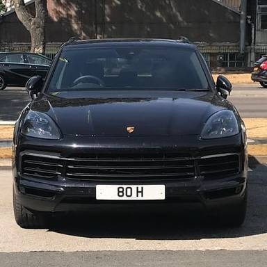 UK Number Plate 80 H