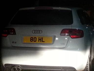 UK Number Plate 80 HL