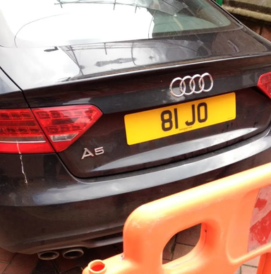 UK Number Plate 81 JO
