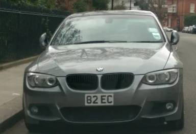 UK Number Plate 82 EC