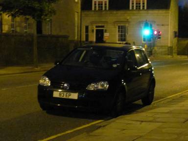 UK Number Plate 83 EP