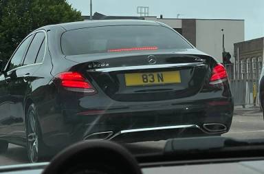 UK Number Plate 83 N