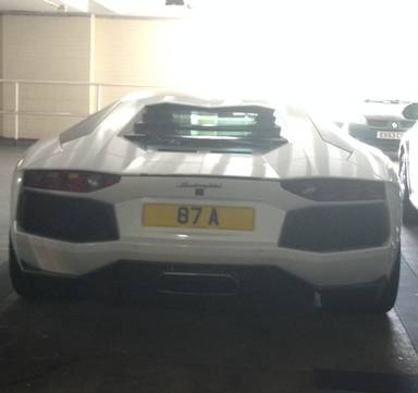 UK Number Plate 87 A