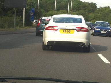 UK Number Plate 88 OB