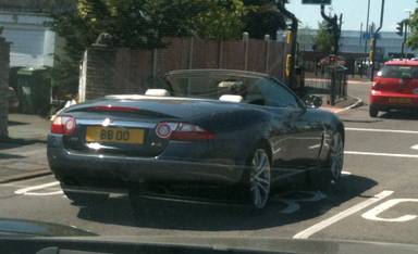 UK Number Plate 88 OO on a 2016 Grey Jaguar