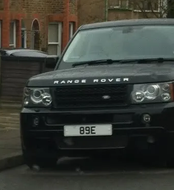 UK Number Plate 89 E