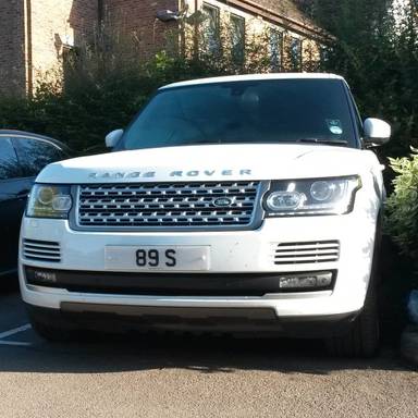 UK Number Plate 89 S