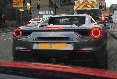 UK Number Plate 9 F