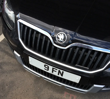 UK Number Plate 9 FN