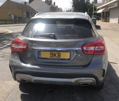 UK Number Plate 9 KB