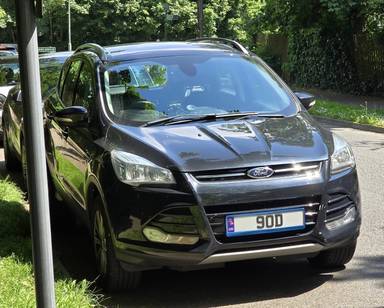 UK Number Plate 9 OD
