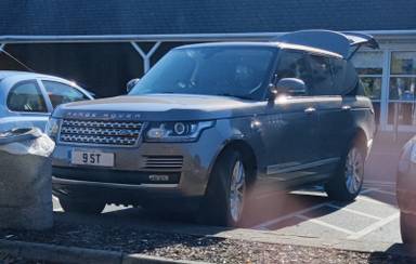 UK Number Plate 9 ST