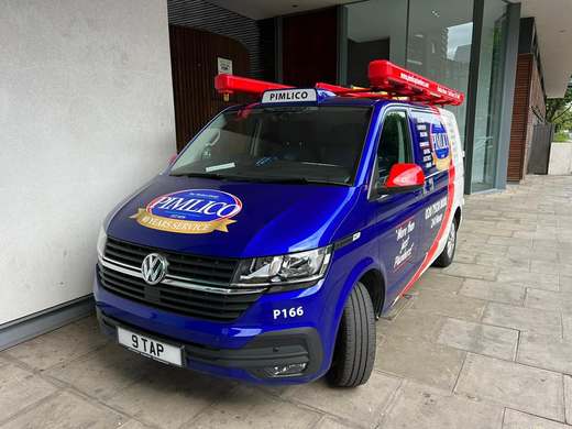 9 TAP number plate – Pimlico Plumbers