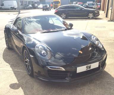 UK Number Plate 9 W