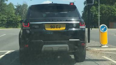 UK Number Plate 90 CJ