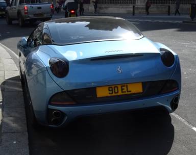 UK Number Plate 90 EL