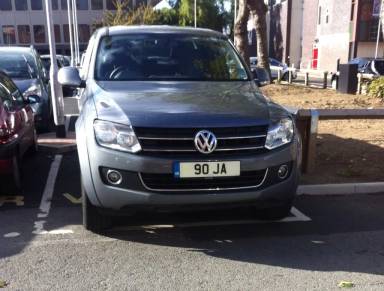 UK Number Plate 90 JA
