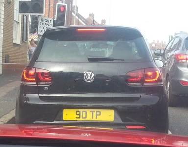 UK Number Plate 90 TP