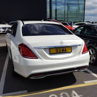 UK Number Plate 93 MA
