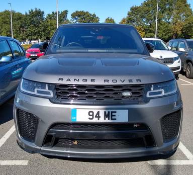 UK Number Plate 94 ME