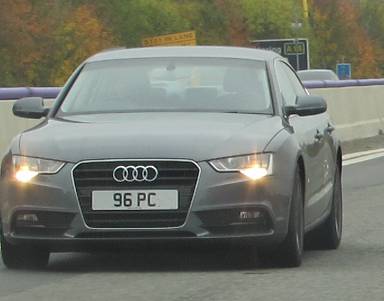 UK Number Plate 96 PC