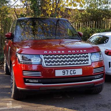 UK Number Plate 97 CG